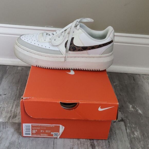 Nike Flex Experience cheetah platform sneaker - Picture 2 of 8